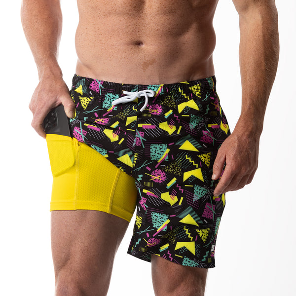 Compression Lined 7" Swim Trunks - Bayside