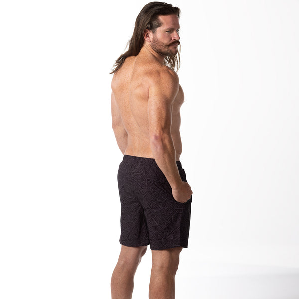 Compression Lined 7" Swim Trunks - Tribe Quest