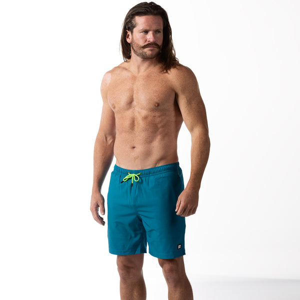 Compression Lined 7" Swim Trunks - Aquamarine