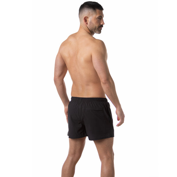 Compression Lined 3" Swim Trunks - Black
