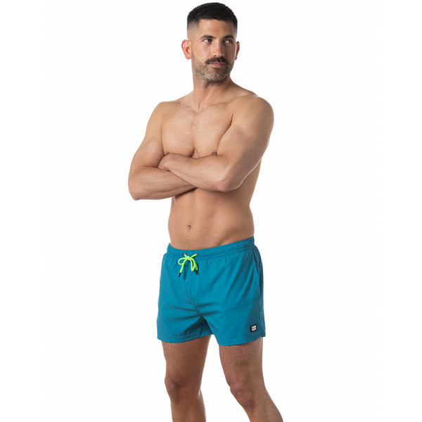 Compression Lined 3" Swim Trunks - Aquamarine