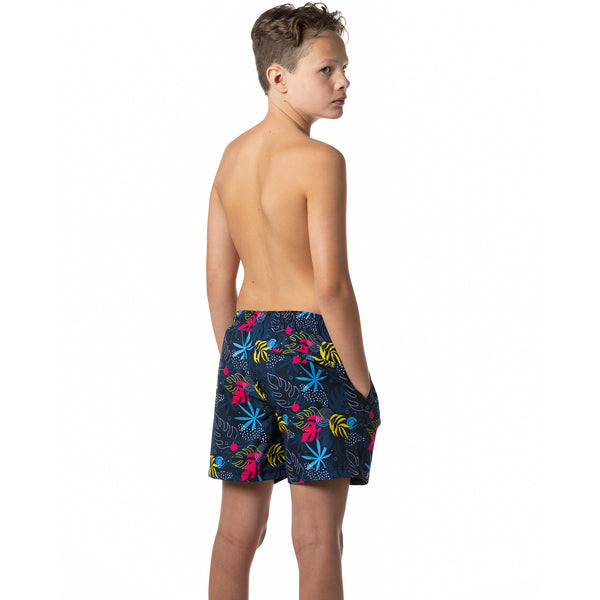 Compression Lined Boys Swim Trunks - Poptropic
