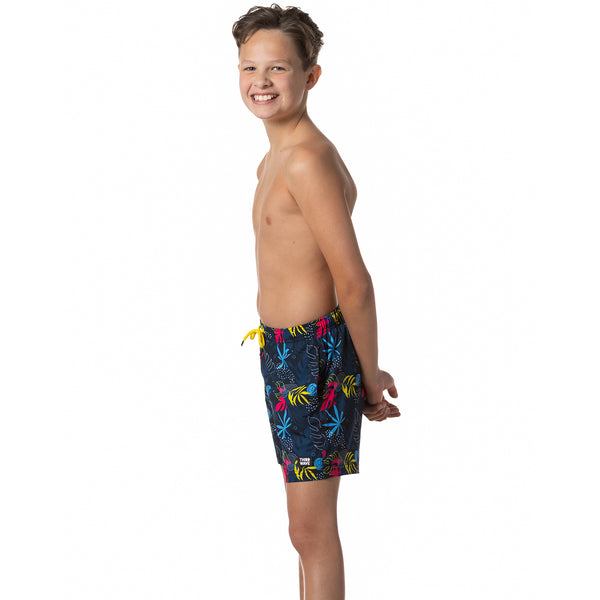 Compression Lined Boys Swim Trunks - Poptropic
