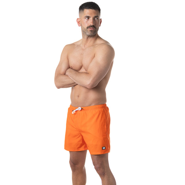 Compression Lined 5" Swim Trunks - Orange