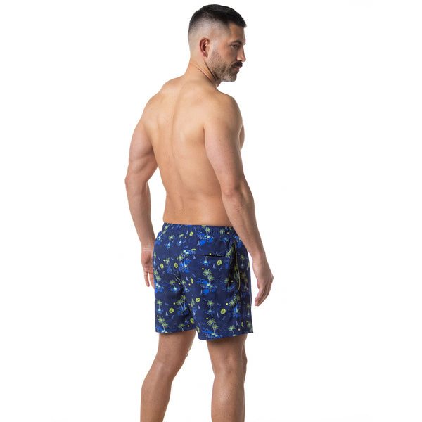 Compression Lined 5" Swim Trunks - Wave Rider