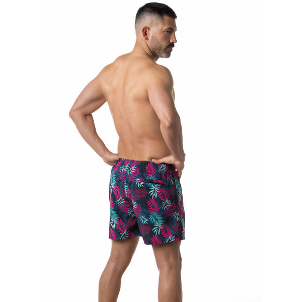 Compression Lined 5" Swim Trunks - Hawaiian Tropix