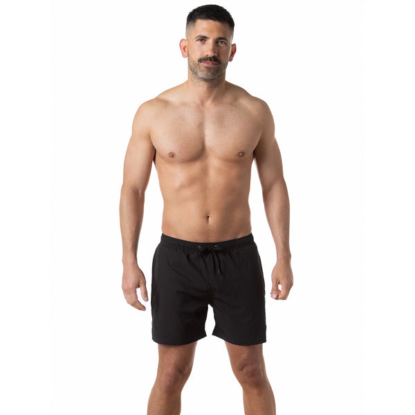 Compression Lined 5" Swim Trunks - Black
