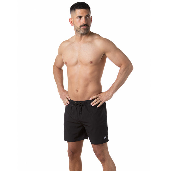 Compression Lined 5" Swim Trunks - Black