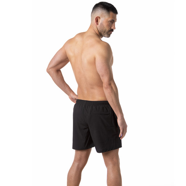 Compression Lined 5" Swim Trunks - Black
