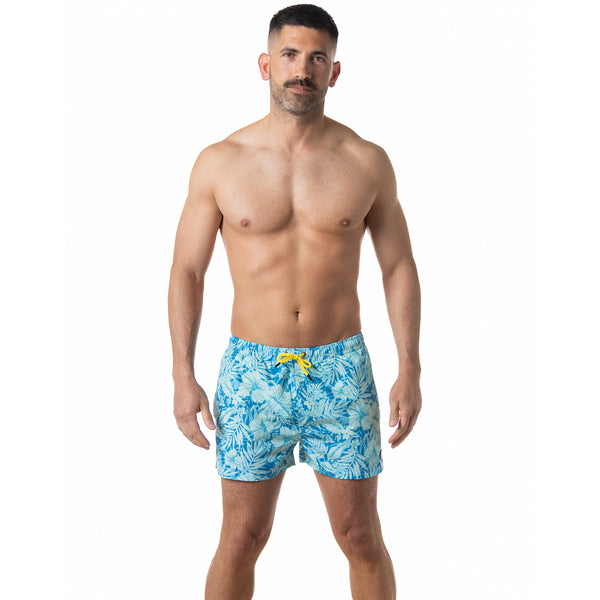Compression Lined 3" Swim Trunks - Aloha