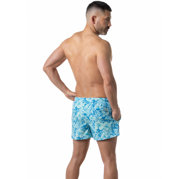 Compression Lined 3" Swim Trunks - Aloha