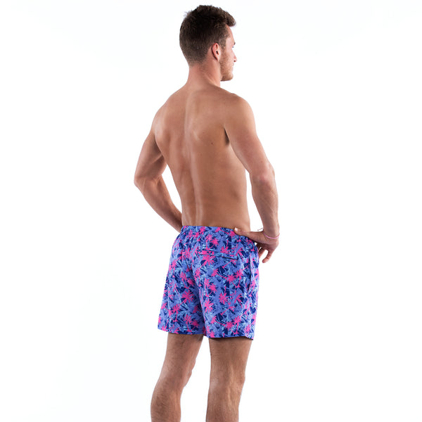 Mesh Lined 5" Swim Trunks - Tasty Waves