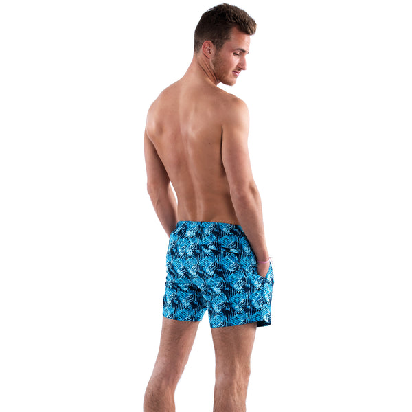 Mesh Lined 5" Swim Trunks - Blue Thunder