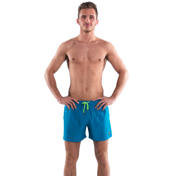 Mesh Lined 5" Swim Trunks - Aquamarine