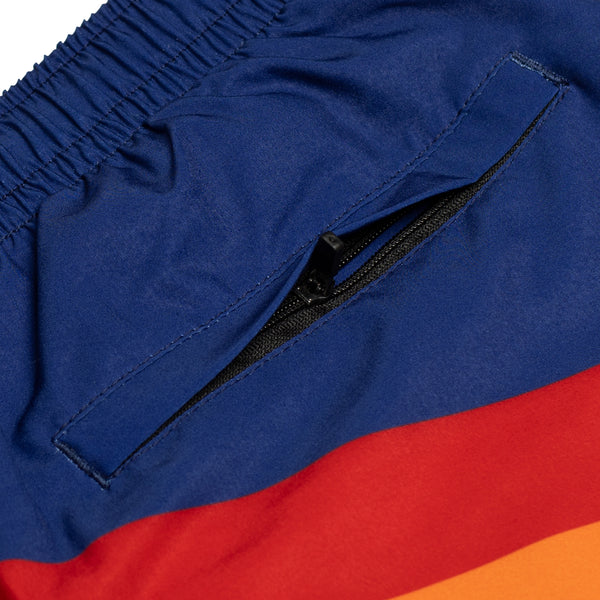 Compression Lined 3" Swim Trunks - Striped Vintage