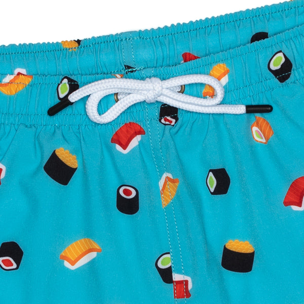 Compression Lined Boys Swim Trunks - Sushi