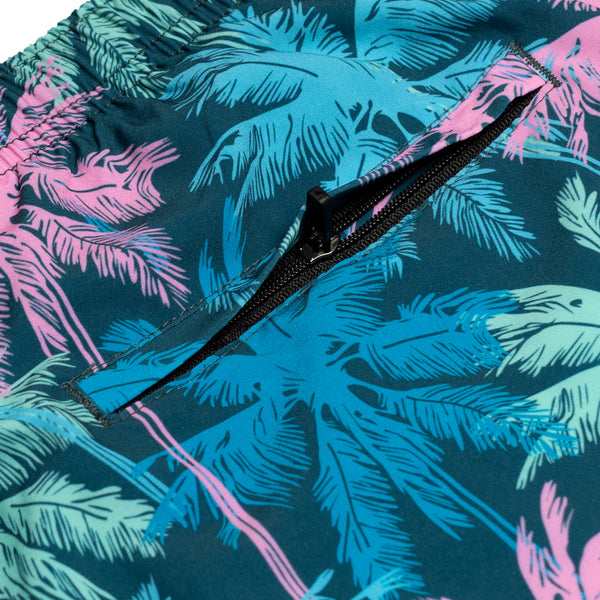 Compression Lined Boys Swim Trunks - Tropic Bliss