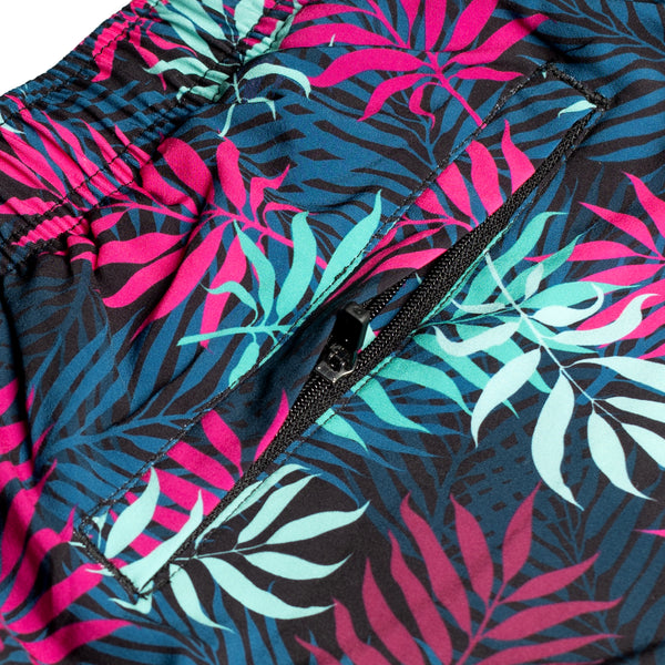 Compression Lined 5" Swim Trunks - Hawaiian Tropix