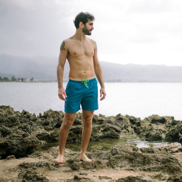 Compression Lined 5" Swim Trunks - Aquamarine