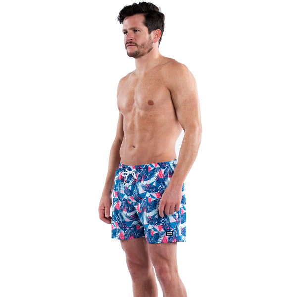 Compression Lined 5" Swim Trunks - Island Legend
