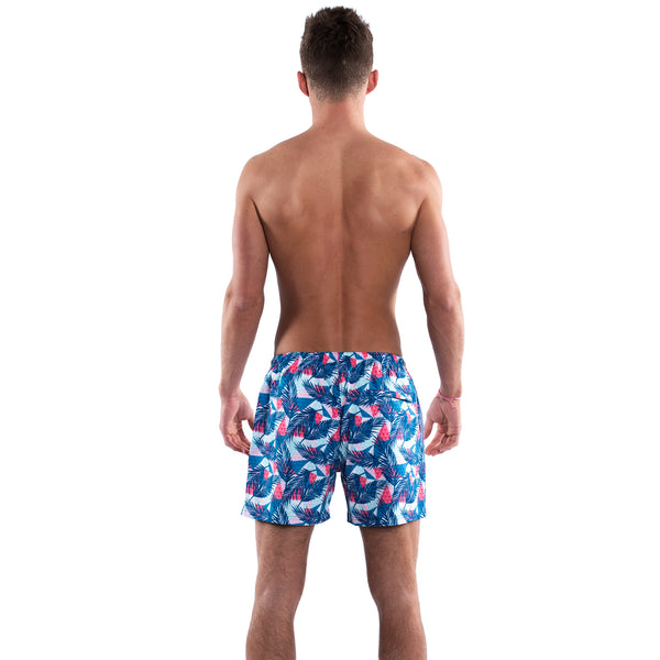 Compression Lined 5" Swim Trunks - Island Legend