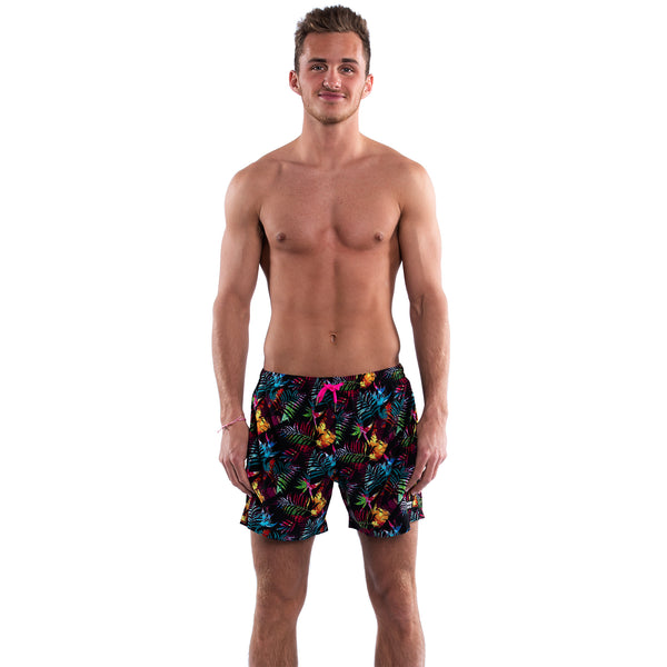 Compression Lined 5" Swim Trunks - Paradise