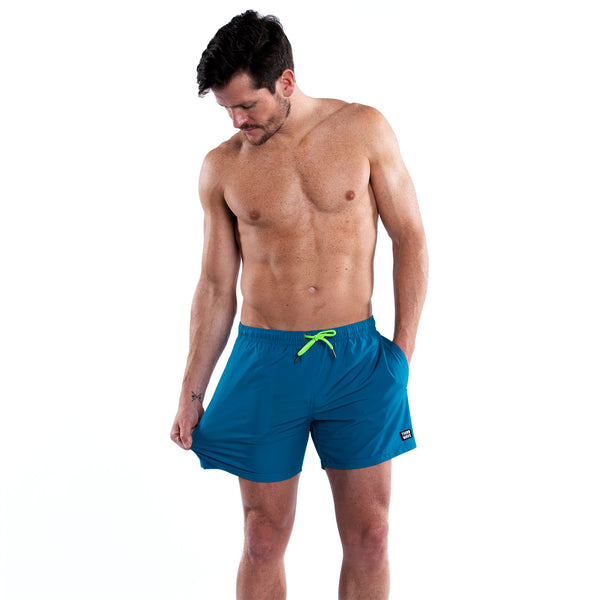 Compression Lined 5" Swim Trunks - Aquamarine