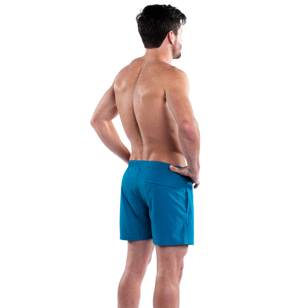 Compression Lined 5" Swim Trunks - Aquamarine