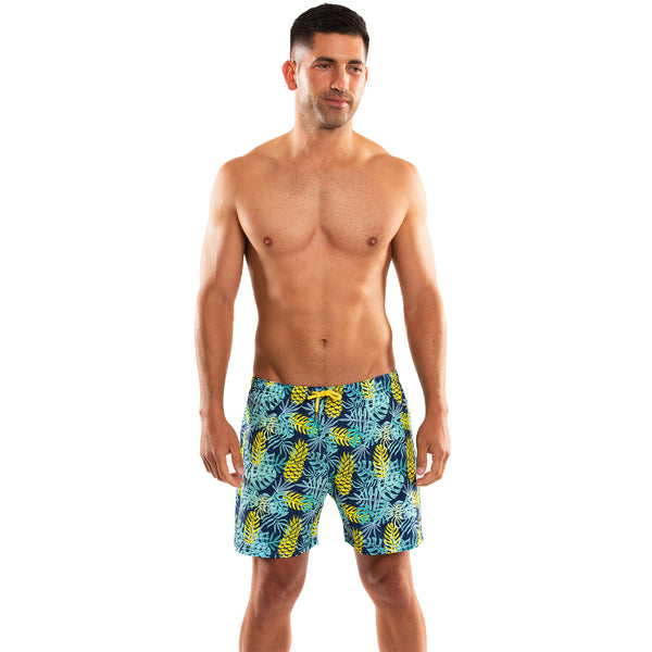 Compression Lined 5" Swim Trunks - Pineapple Dreams
