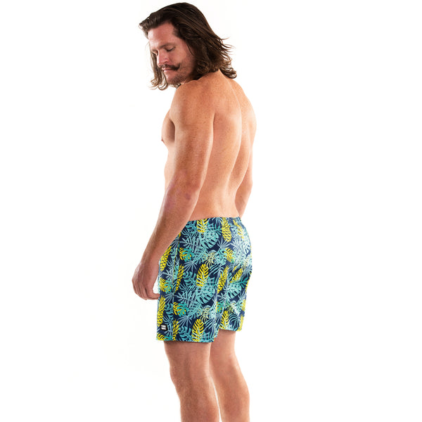 Compression Lined 5" Swim Trunks - Pineapple Dreams