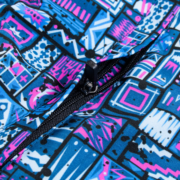 Mesh Lined 5" Swim Trunks - Concrete Jungle