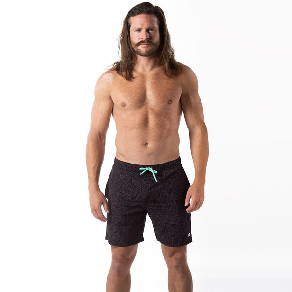 Compression Lined 7" Swim Trunks - Tribe Quest