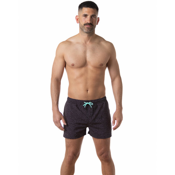 Compression Lined 3" Swim Trunks - Tribe Quest