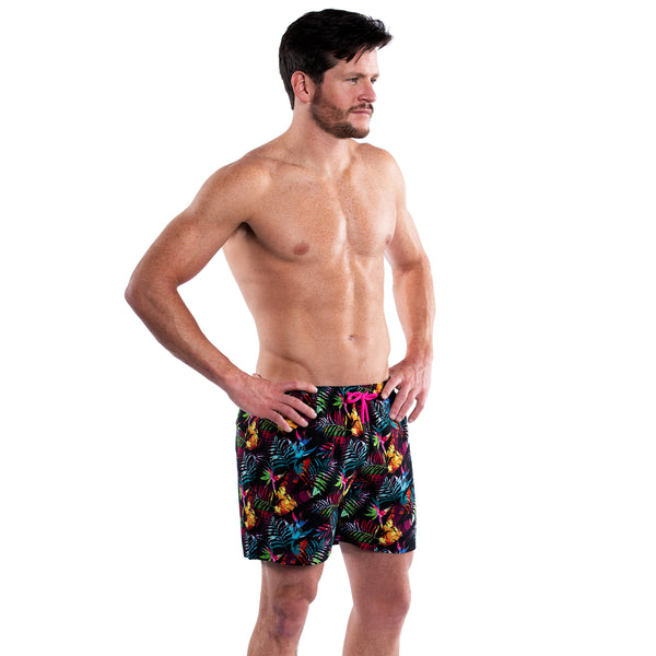 Mesh Lined 5" Swim Trunks - Paradise