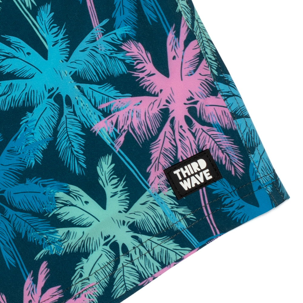 Compression Lined Boys Swim Trunks - Tropic Bliss – Third Wave Style