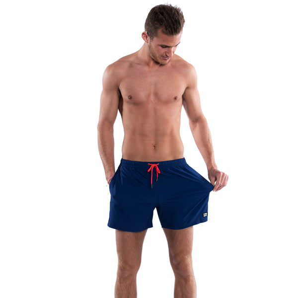 Compression Lined 5" Swim Trunks - Navy