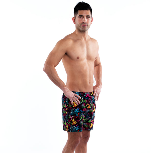 Compression Lined 5" Swim Trunks - Paradise